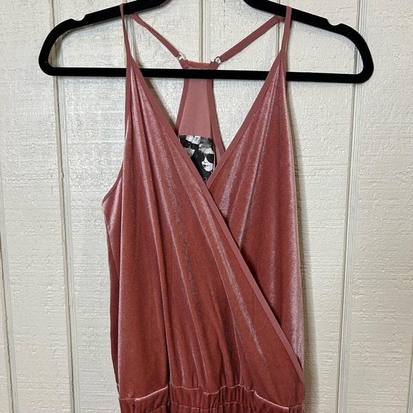 Young Fabulous & Broke Naomi Velvet Jumpsuit, size small. - Picture 3 of 7